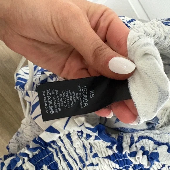 Kate Spade Tropical Blue and White Jumpsuit - Picture 5 of 5